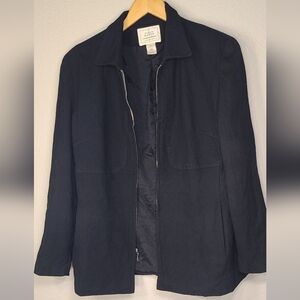 Vintage Wool Zipper Sweater Womans‎ Field Manor